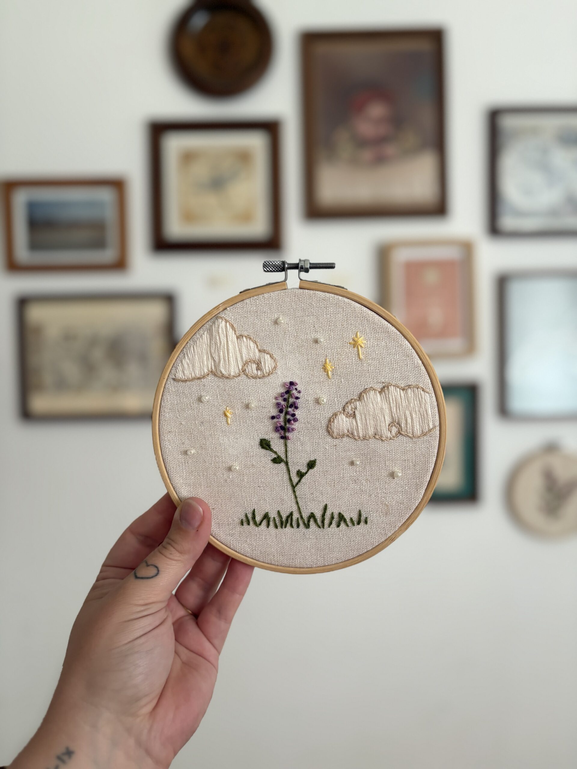 Lavender Sky Embroidery
