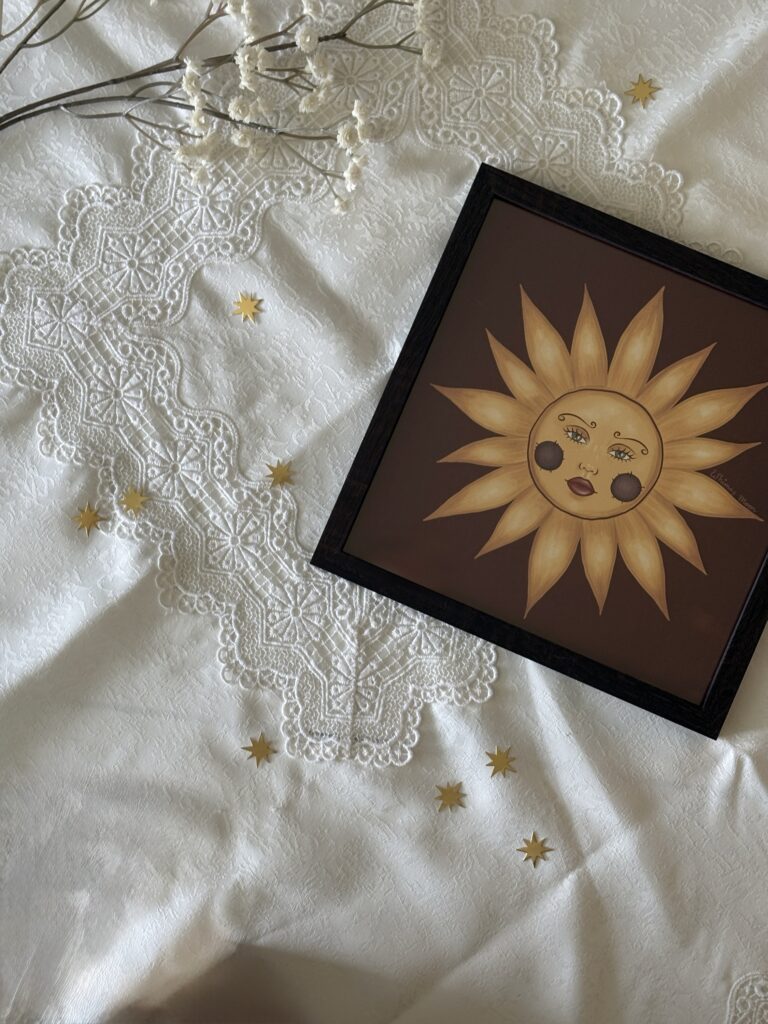 Vintage Sun Print